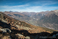 La Val di Blenio... dall'alto