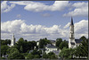 Rathaus und Neoromanische Kirche in Eibenstock