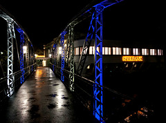 DE - Bad Neuenahr-Ahrweiler - Casino bridge on a rainy evening