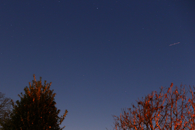 Mercury in the evening