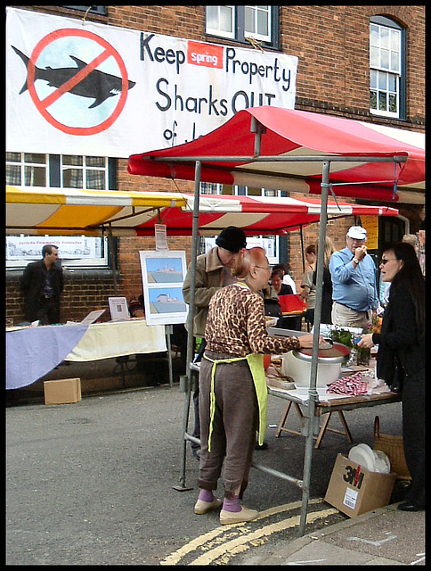 Lulu at the street fair