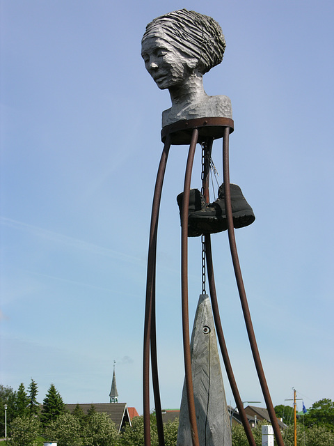 Statue im Büsumer Hafen