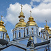 Киев, Купола Свято-Михайловского Златоверхого Собора / Kiev, The Top of the St. Michael's Golden Domed Cathedral