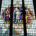 Stained Glass, St Mary's Old Church, Stoke Newington, Hackney, London