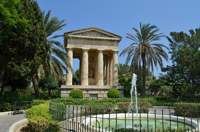 Malta, Valetta, In Lower Barrakka Gardens