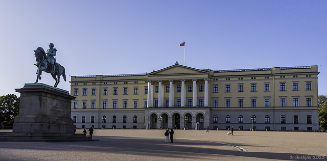 das Königliche Schloss Oslo ... P.i.P. (© Buelipix)