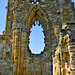 Whitby Abbey Church - West Front 15th century window