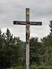 Das Kreuz am Friedhof Runding