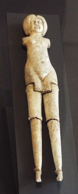 Bone Doll in the Archaeological Museum of Madrid, October 2022