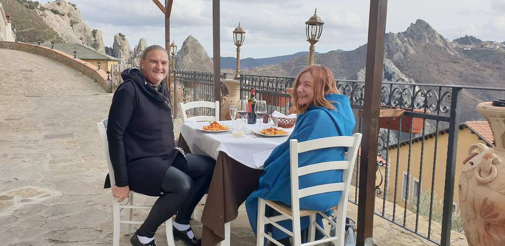 We Wanted to be on the Terrace for the View