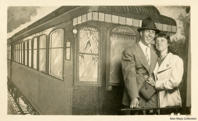 Couple on the Observation Car