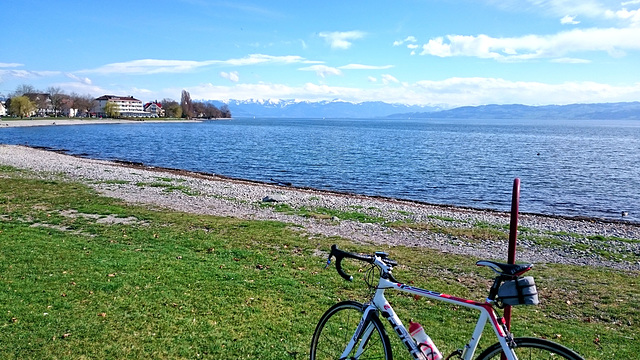 Bei diesem Frühlingswetter macht Radfahren so richtig Spaß