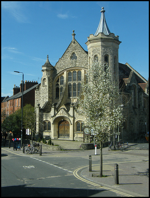 Cowley Methodist in spring