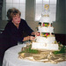 Sarah's Cakes ~~ 4-tier Golden Wedding Anniversary Cake  ~~ (the date showing for "taken"  is not accurate)