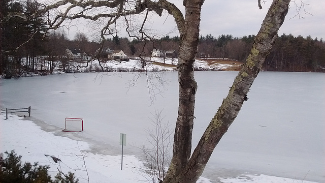 Filet de plage / Icy beach goal