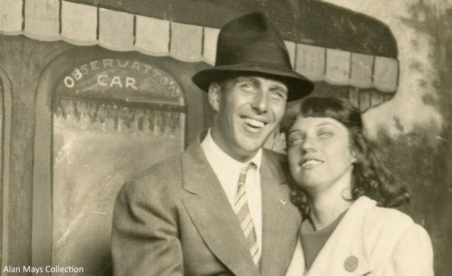 Couple on the Observation Car (Cropped)