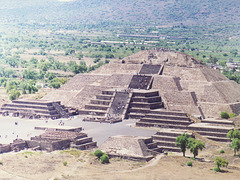 Pyramid of the Moon from Pyramid of the Sun