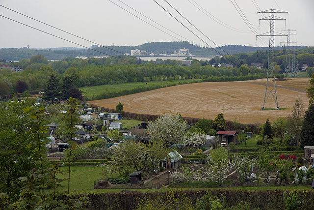 view vanuit Kapellerbos Landgraaf/ Heerlen