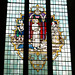 Stained Glass, St Mary's Old Church, Stoke Newington, Hackney, London