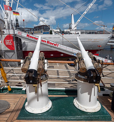 Salutkanonen, sehr alt aber shipshape Salutkanonen, sehr alt aber shipshape