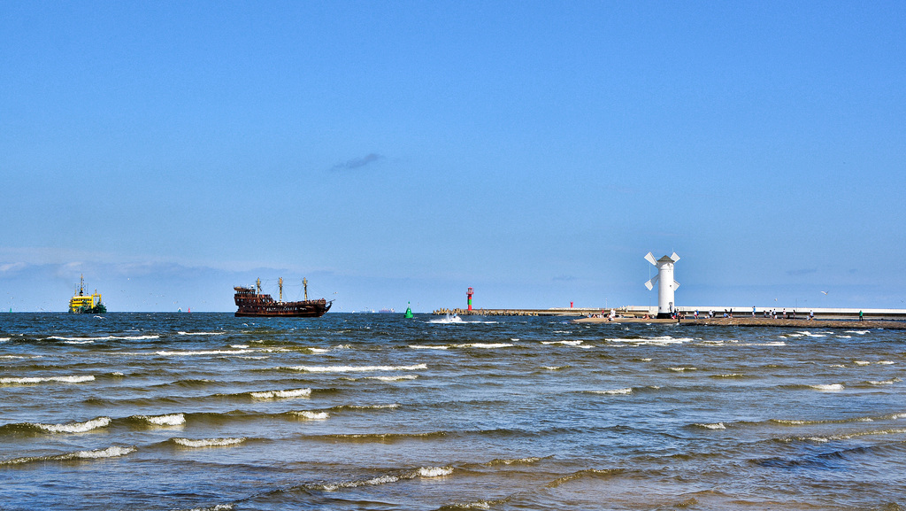 Lighthouse in Swinoujscie