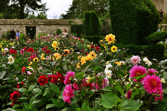 Flower Garden, Avebury Manor, Wiltshire
