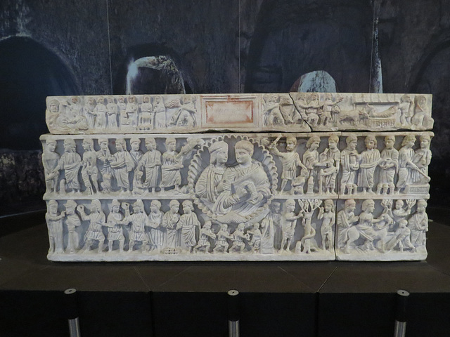 Musée archéologique de Syracuse : sarcophage d'Adelfia