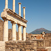 Mount Vesuvius from Pompeii