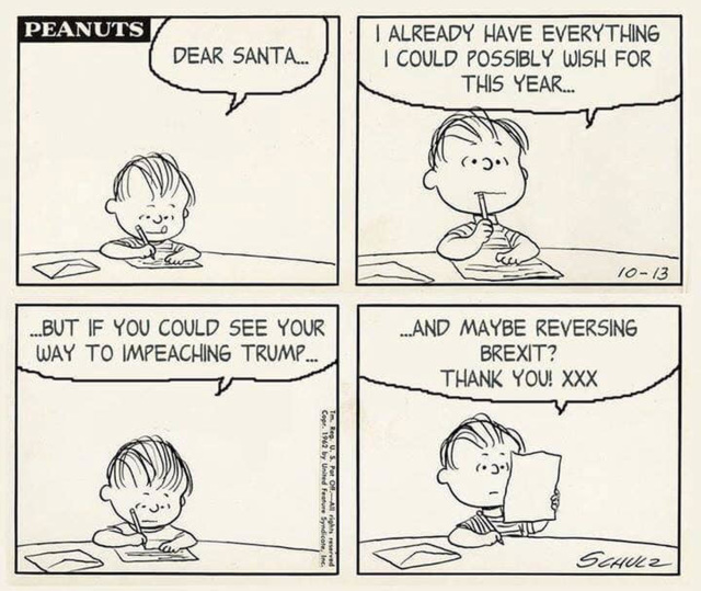 O&S (meme) - peanuts to santa