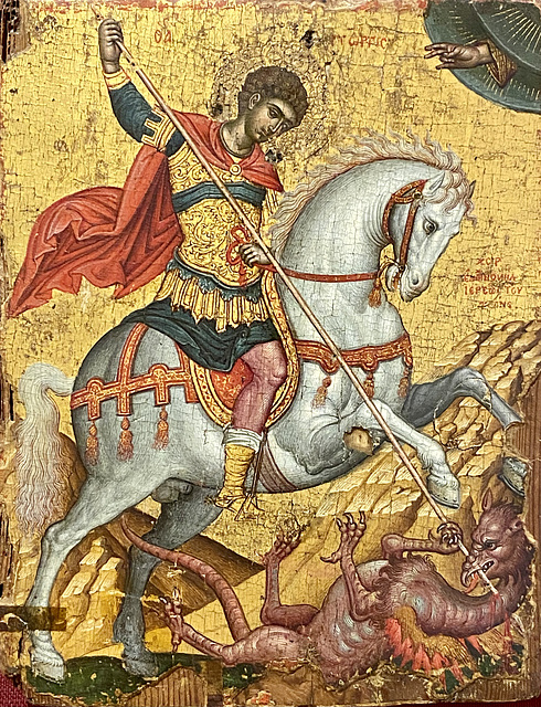 Chania 2021 – Byzantine and Postbyzantine Collection of Chania – Saint George slaying the dragon