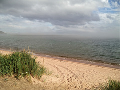 Plage et mer glaciale / Spiaggia e mare ghiacciato