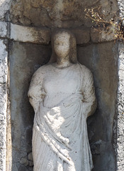 Detail of a Sculpture from the Sanctuary of Fortuna Primigenia in ancient Praeneste / modern Palestrina, June 2012