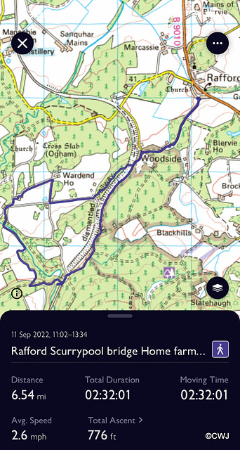 The 6.5 mile loop along the Dava Way and through the Altyre Estate