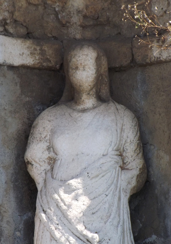 Detail of a Sculpture from the Sanctuary of Fortuna Primigenia in ancient Praeneste / modern Palestrina, June 2012