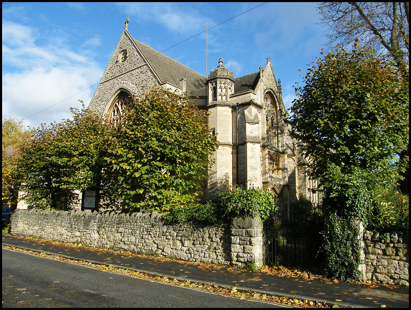 St Matthew's in autumn