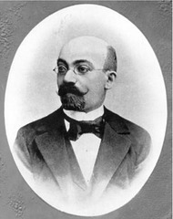 Malmuilte konata portreto de L.L.Zamenhof el 1885