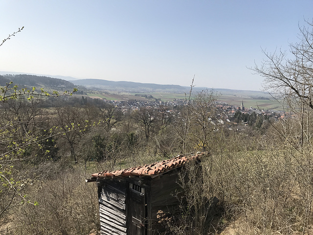 Blick zur schwäbischen Alb