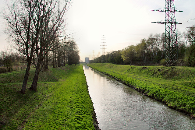 Emscher bei Osterfeld (Oberhausen) / 8.04.2018