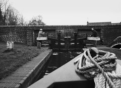 Working the locks on the Staffordshire and Worcestershire canal 3