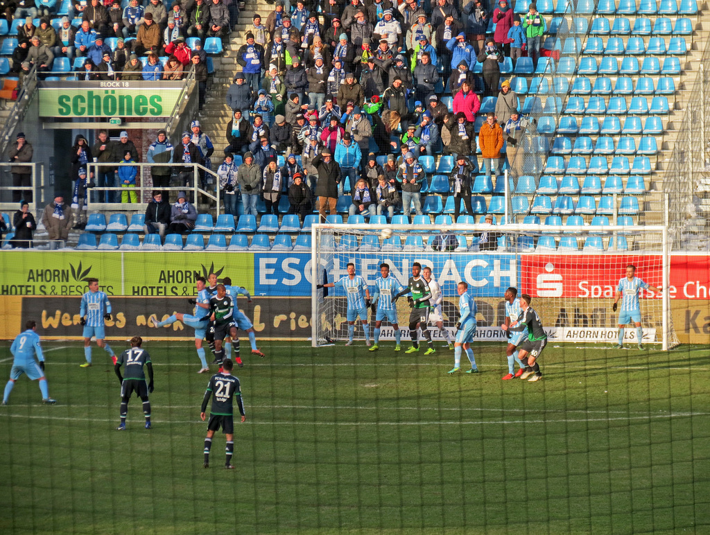 Alarm im Chemnitzer Strafraum