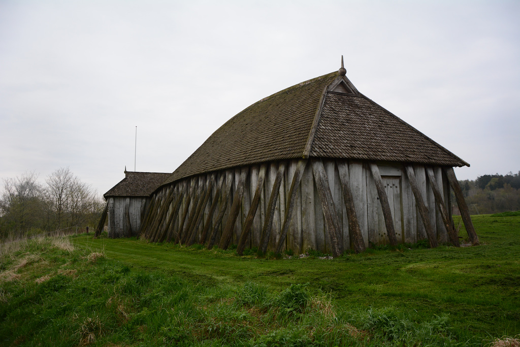 Denmark, Viking Castle Fyrkat, Typical Viking House