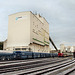 Verschiebebahnhof mit Silo des Kalkwerks Flandersbach (Wülfrath-Rohdenhaus) / 8.10.2017