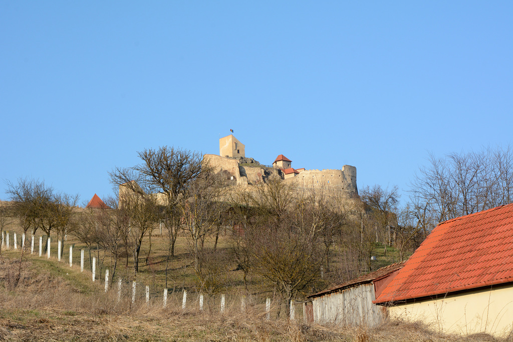 Romania, Rupea Citadel from the Strada Republicii