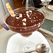 Before being eaten this mousse was an installation: "chocolate field with rocks and biscuit menhir"