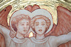 Phoebe Anna Traquair Mural of c1905, St Peter's Church, Clayworth, Nottinghamshire