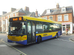 DSCF9924 Anglian Bus 450 (YN07 LFU) at Southwold - 25 Sep 2017