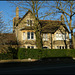 house in the evening sun