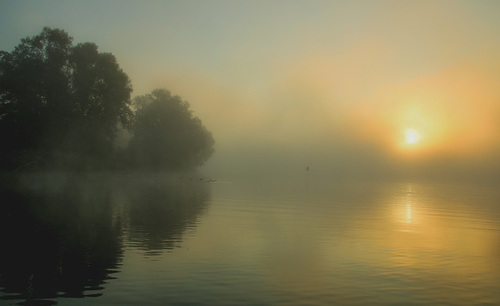 ulrich john - Ein Morgen am See