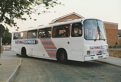 Ambassador Travel 884 (CAH 884Y) in Mildenhall - 20 Jun 1989 (89-22)
