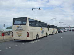 DSCF8508 Alfa Travel coaches at East Cowes, Isle of Wight - 3 Jul 2017